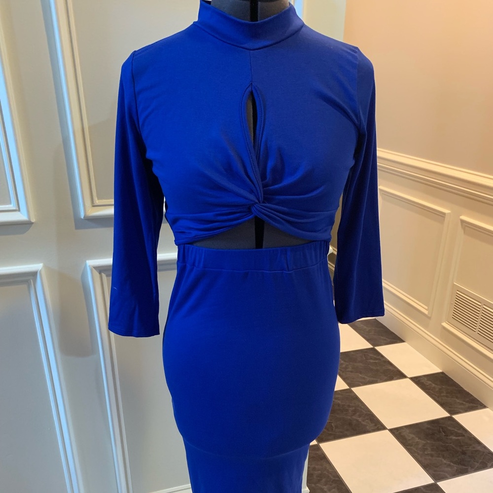 Beautiful Blue Cotton Dress! Size small!
